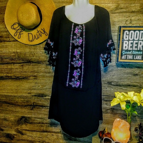 love, Fire Dresses & Skirts - Love Fire BoHo Style Bell Sleeve Dress Sz:XL NWT